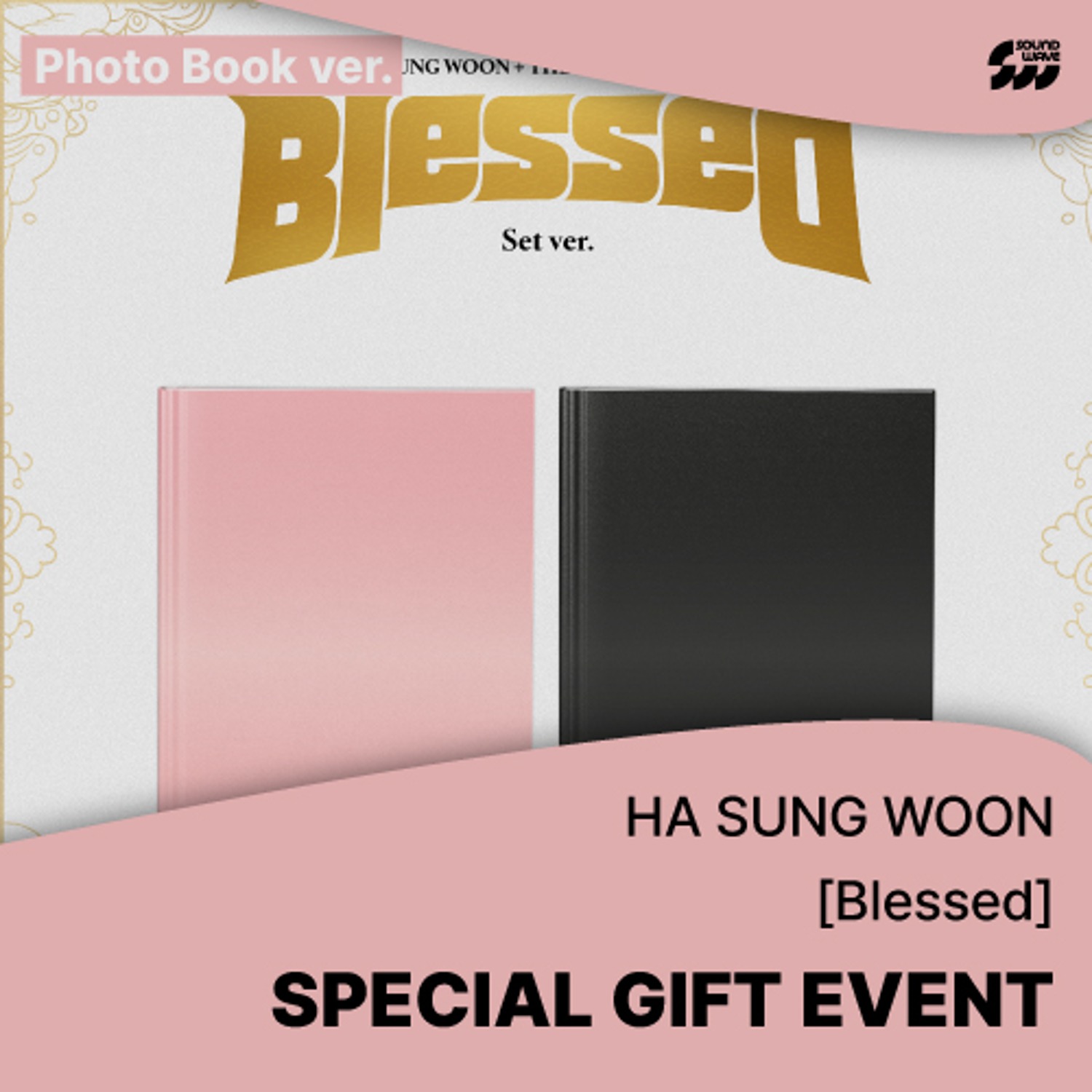 [특전증정] 하성운(HA SUNG WOON) - 미니 8집 Blessed [Photobook ver.] (랜덤)**미공개 셀카 포토카드 3종 중 1종 랜덤 증정